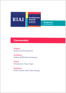 RIAI Awards Public Space and Urban Design Commendation 2023